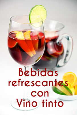 Bebidas refrescantes con Vino tinto