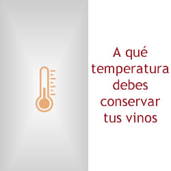 temperatura para guardar el vino
